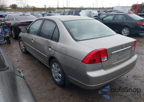 2003 Honda Civic Ex из США, поврежденный, VIN 2HGES25713H617071
